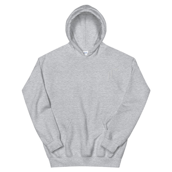 White HP Stitch Hood Sweatshirt